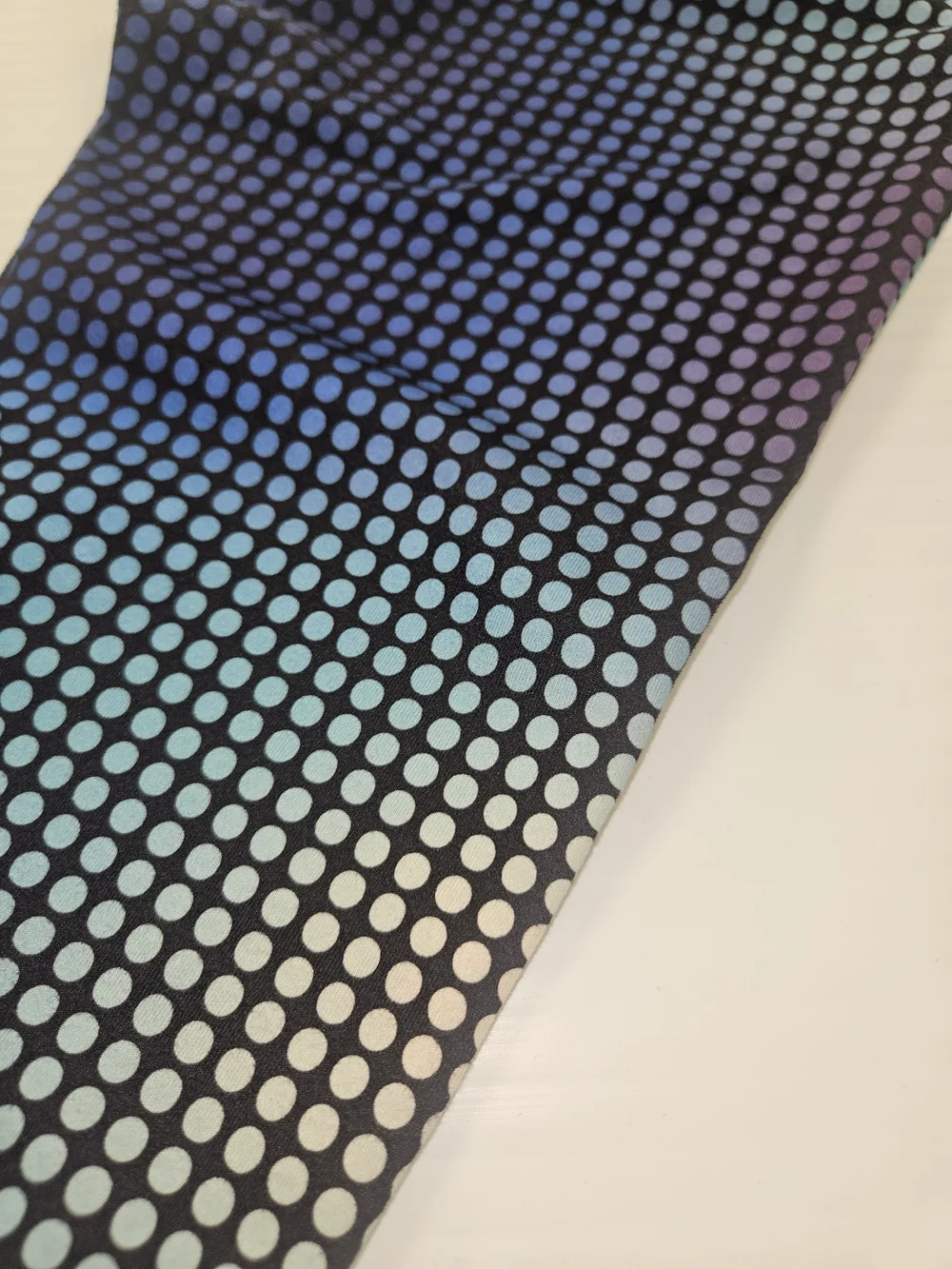 lululemon athletica Multi Colored Leggings with Purple Dot Accents